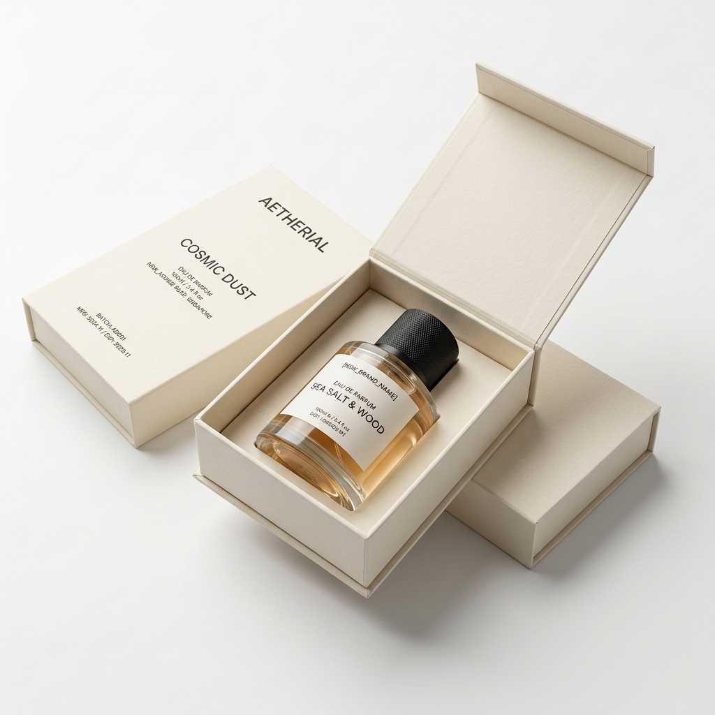 Maßgefertigte, hochwertige Luxus-Geschenkbox in Schwarz mit Magnetverschluss und Faltmechanismus