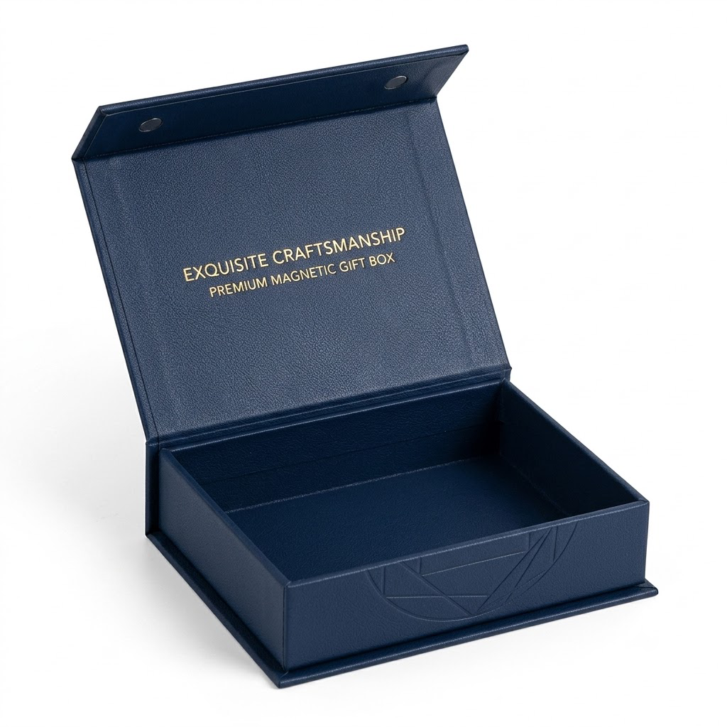Premium-Duftpapierbox aus Kunstleder mit Magnetverschluss