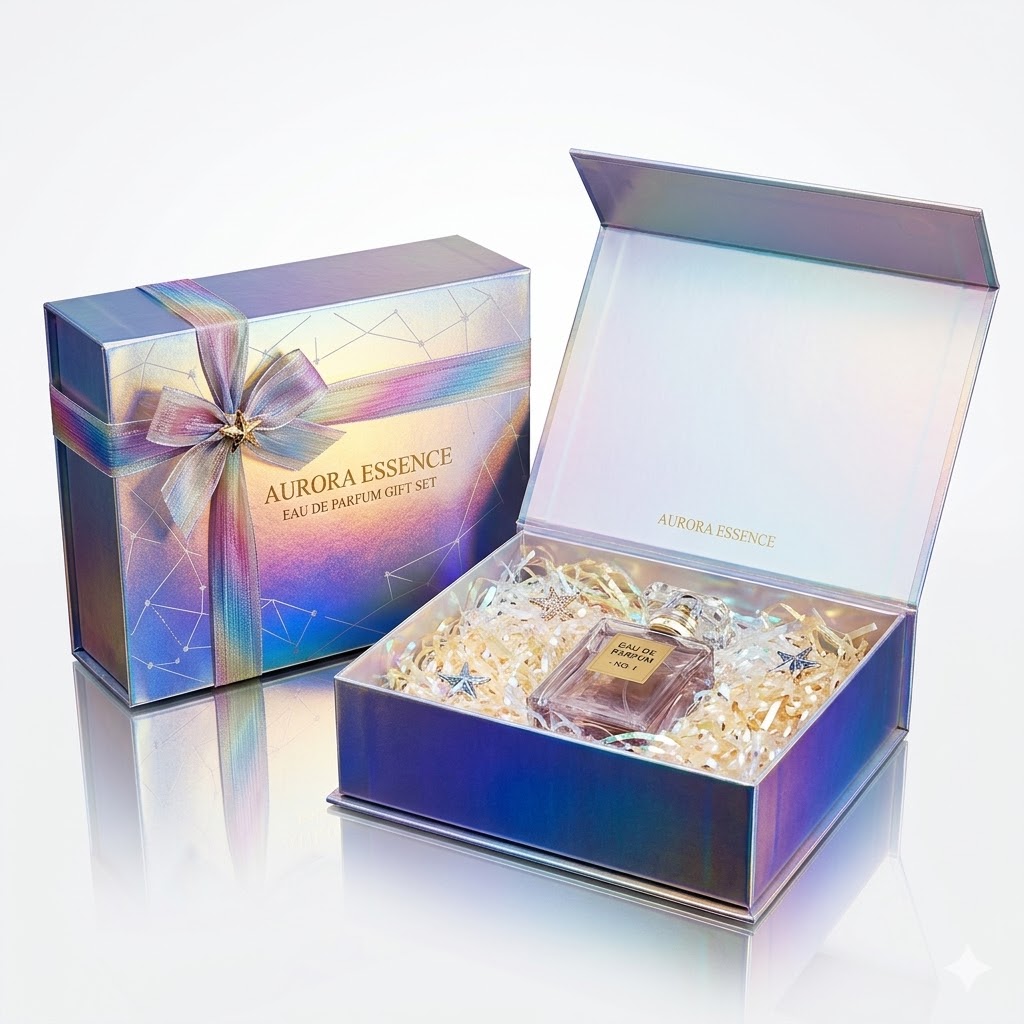 Radiant Pearl-Paper Magnetic Perfume Box